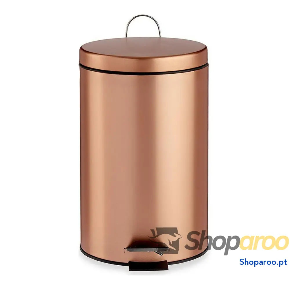 Papeleira com Pedal Berilo B0988A 7L Cobre 7 L