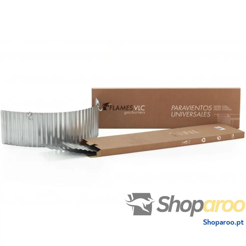 Para Vento para o Suporte de Paelhas Optimgas Cinzento Aço