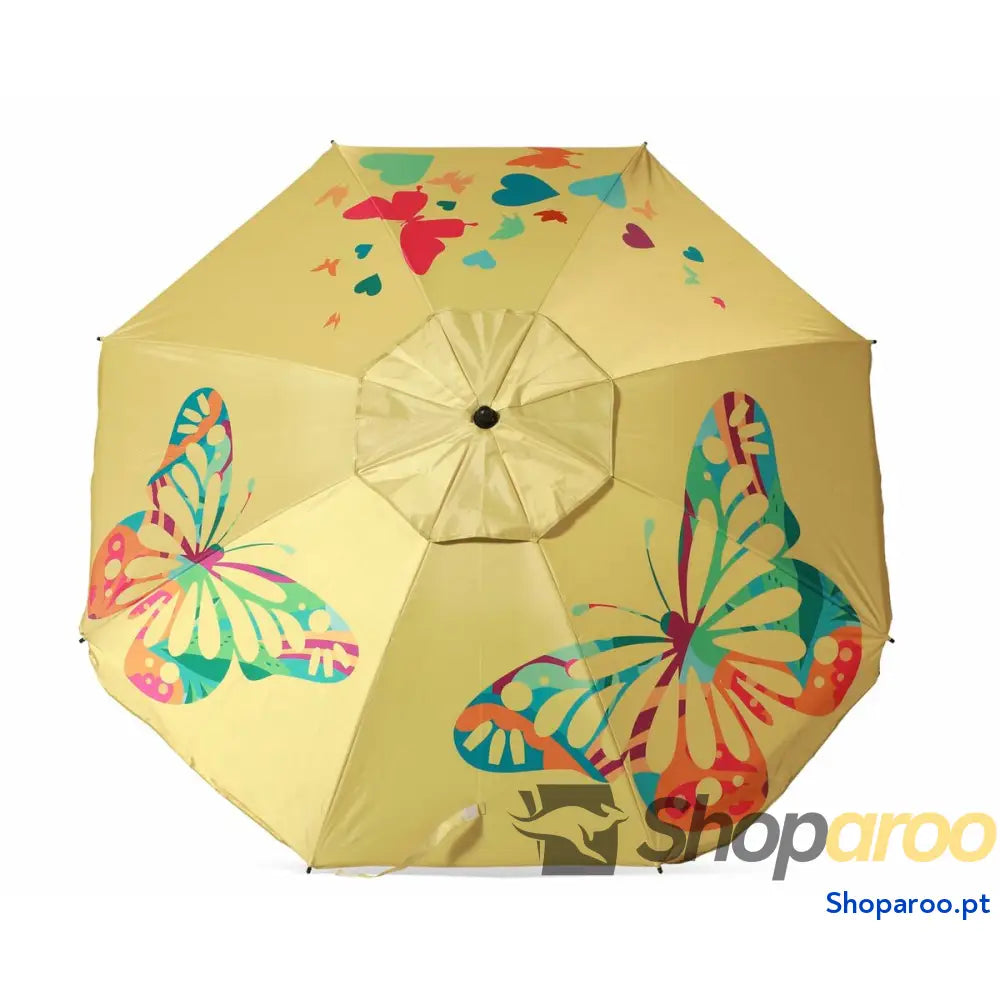 Parasol Amarelo 180 cm UPF 50+