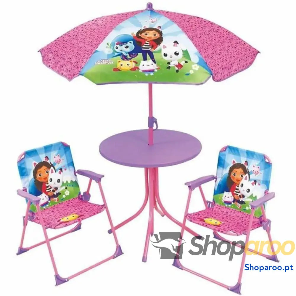 Parasol Fun House Gabby and the Magic House Cor de Rosa Rose 100 cm (2 Unidades)
