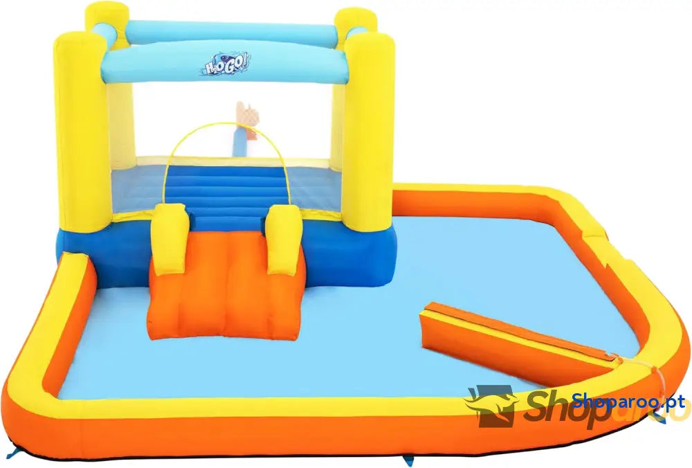 Parque aquático com cama elástica insuflável 365 x 340 152 cm. Inflador elétrico incluído multicolorido tamanho único