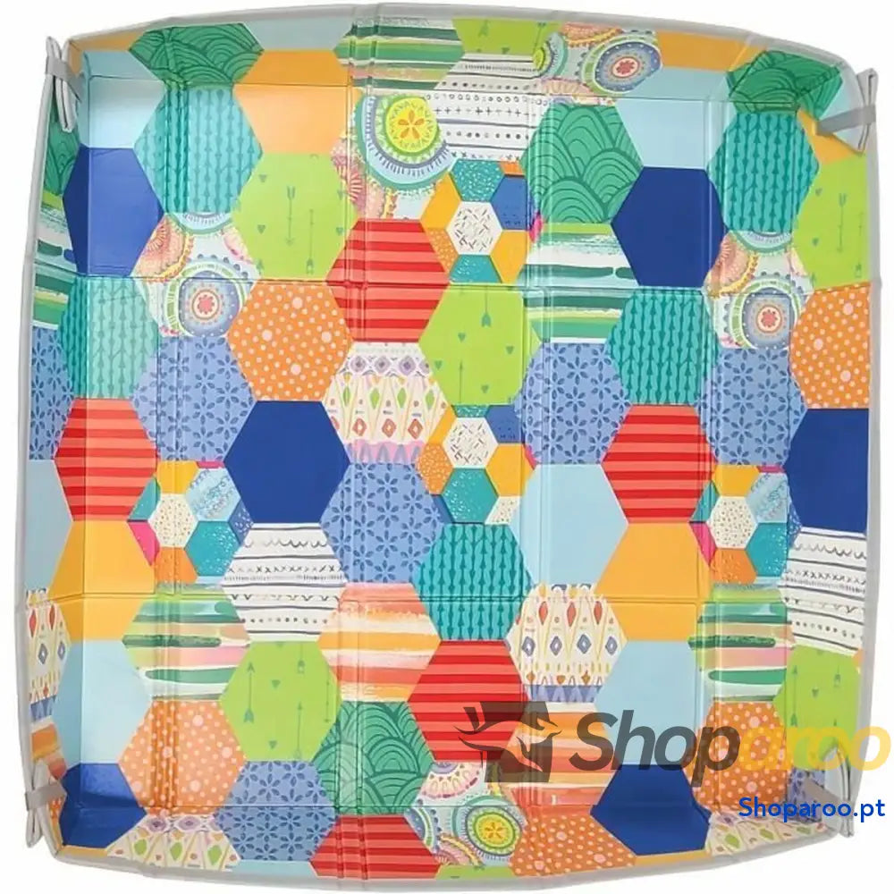 Parque Lúdico Infantino 150 x 150 cm Multicolor Dobrável