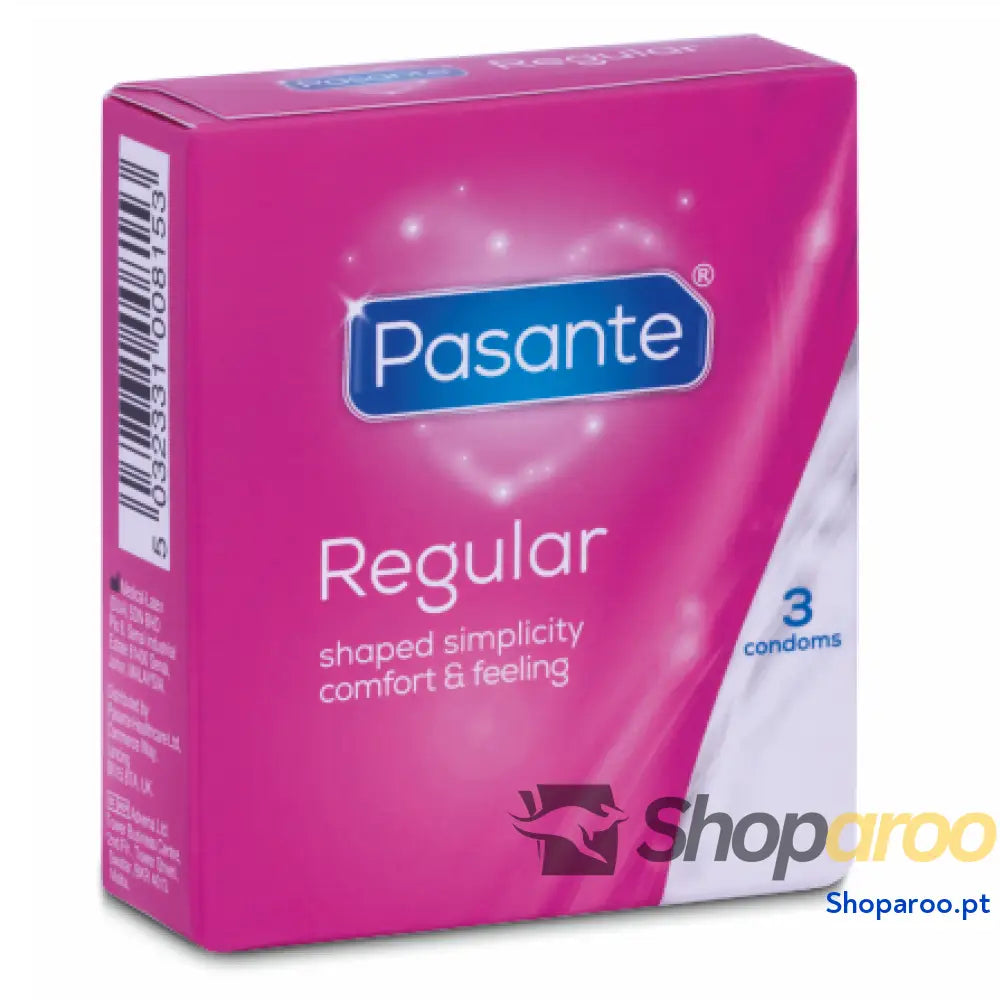 PASANTE - DE PRESERVATIVO GAMA REGULAR 3 UNIDADES