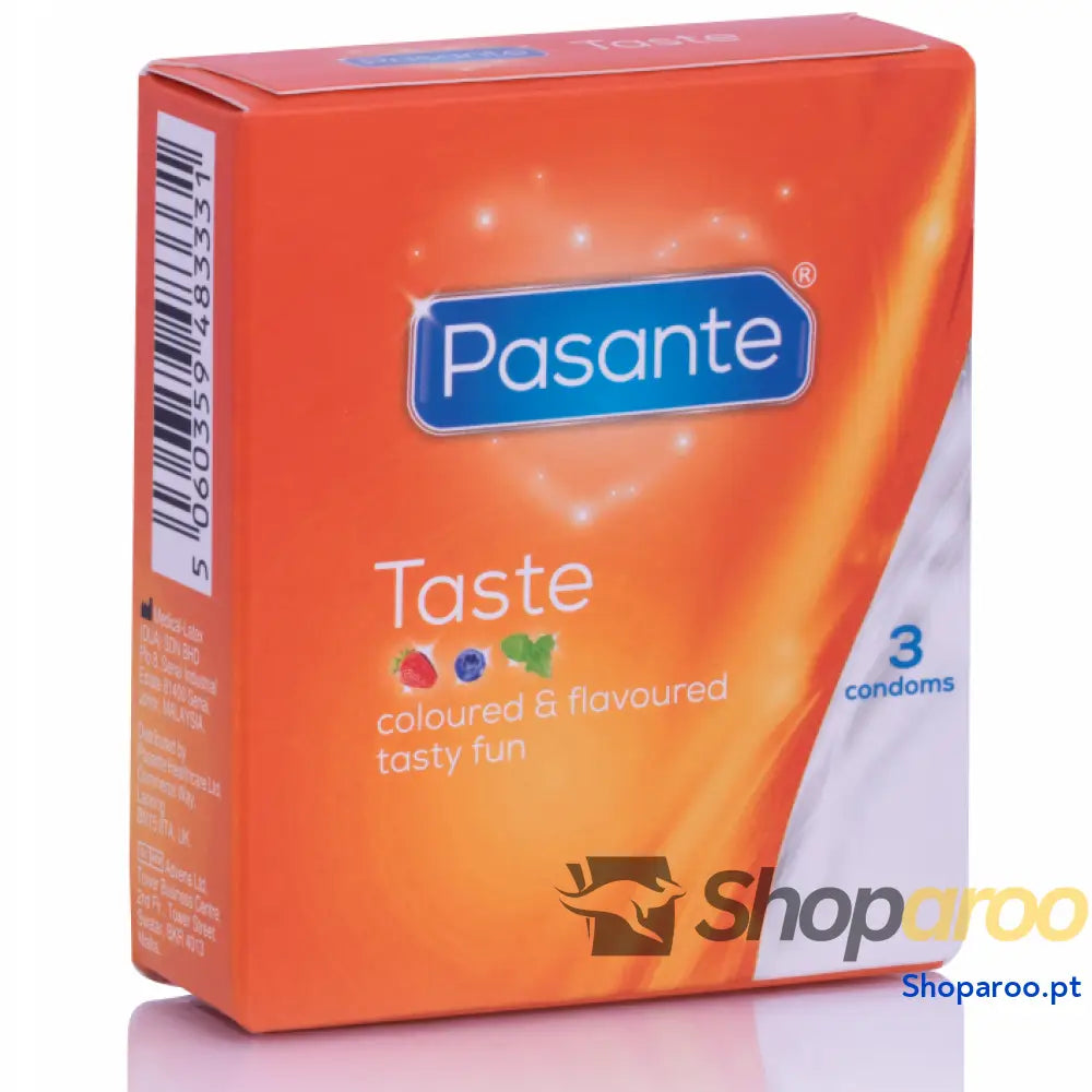 PASANTE - DE PRESERVATIVOS SABORES 3 UNIDADES