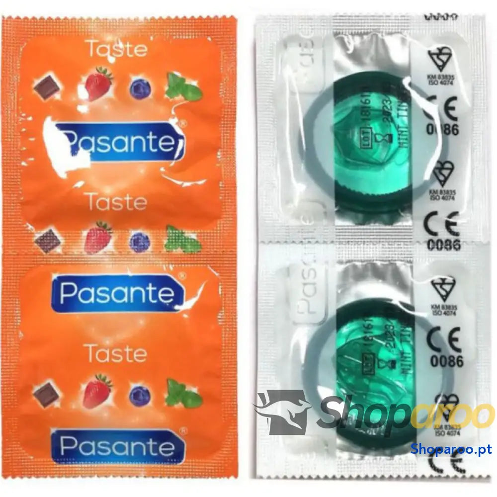 PASANTE SACO DE PRESERVATIVOS SABOR HORTEL 144 UNIDADES