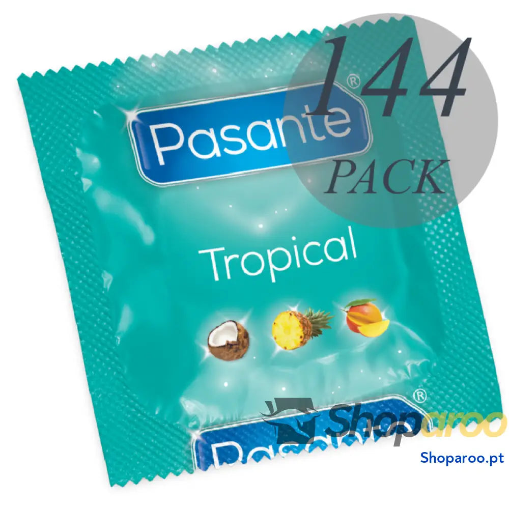 PASANTE SACO TROPICAL DE PRESERVATIVOS 144 UNIDADES