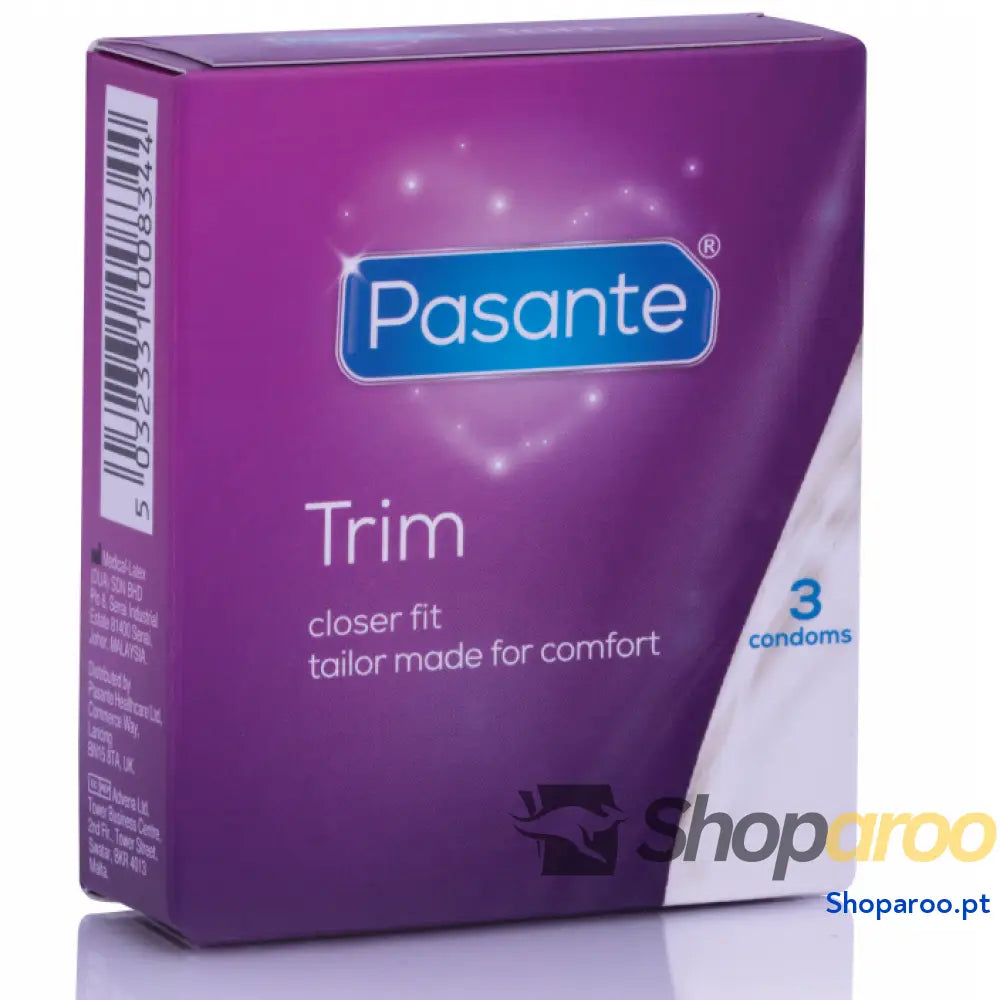 PASANTE - THIN TRIM MS THIN PRESERVATIVO DE 3 UNIDADES