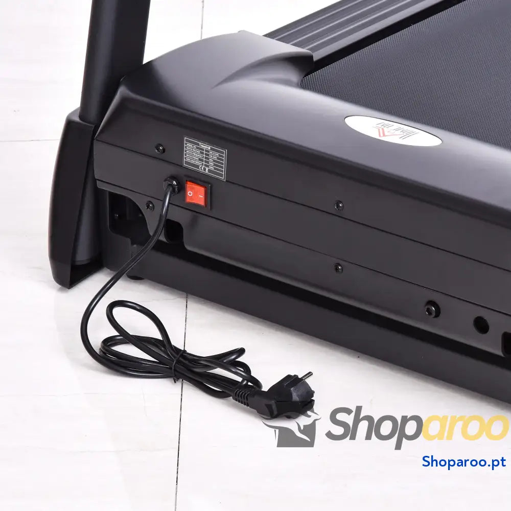 Passadeira Elétrica Dobrável com Ecrã LCD e 12 Programas Preta