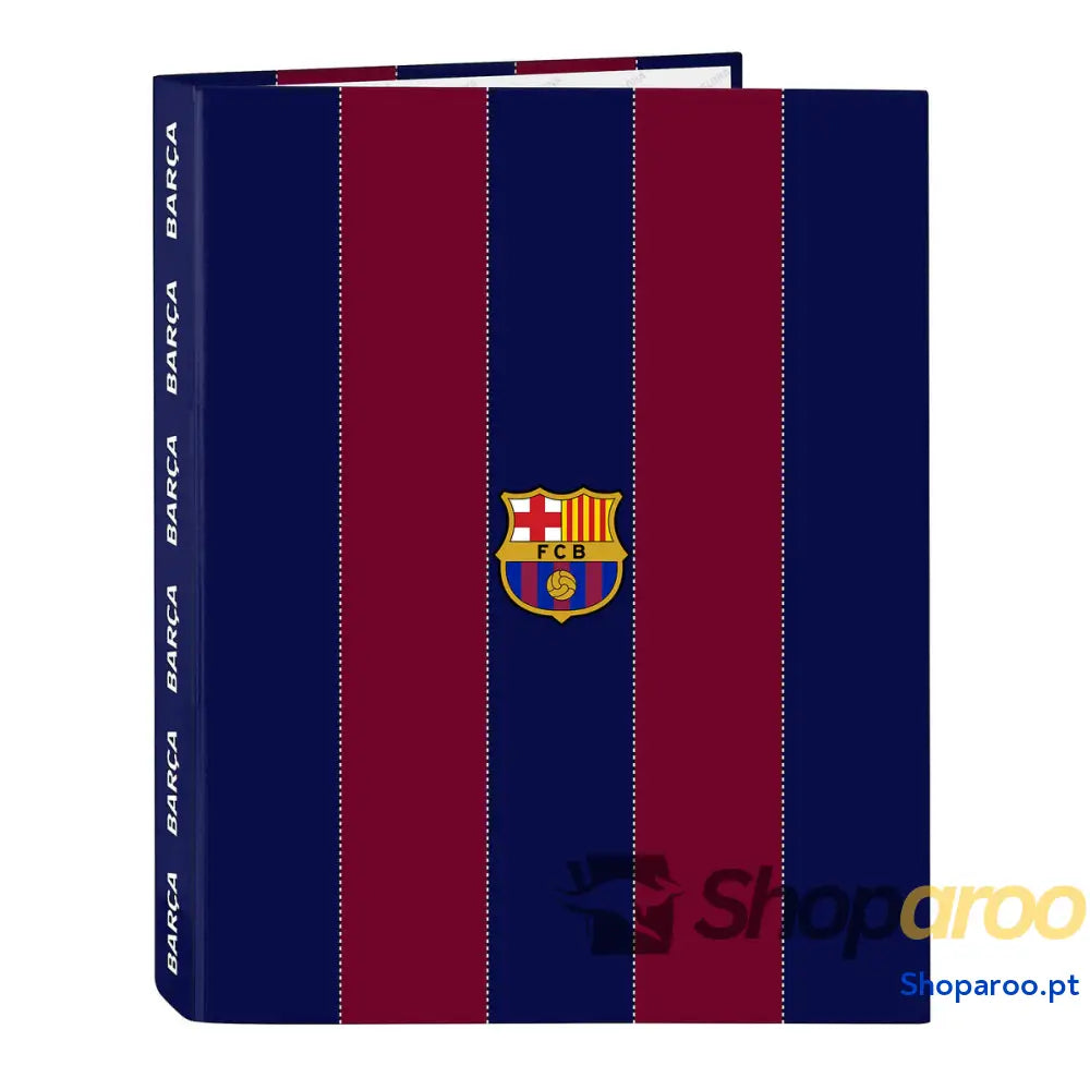 Pasta com argolas F.C. Barcelona Vermelho Azul Marinho A4 26.5 x 33 x 4 cm