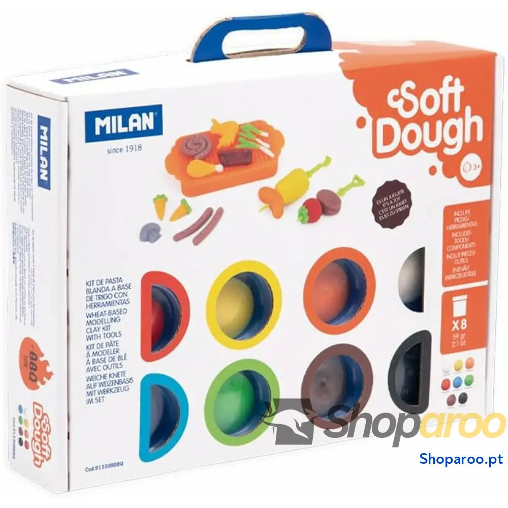 Pasta para modelar Milan Soft Dough BBq Multicolor