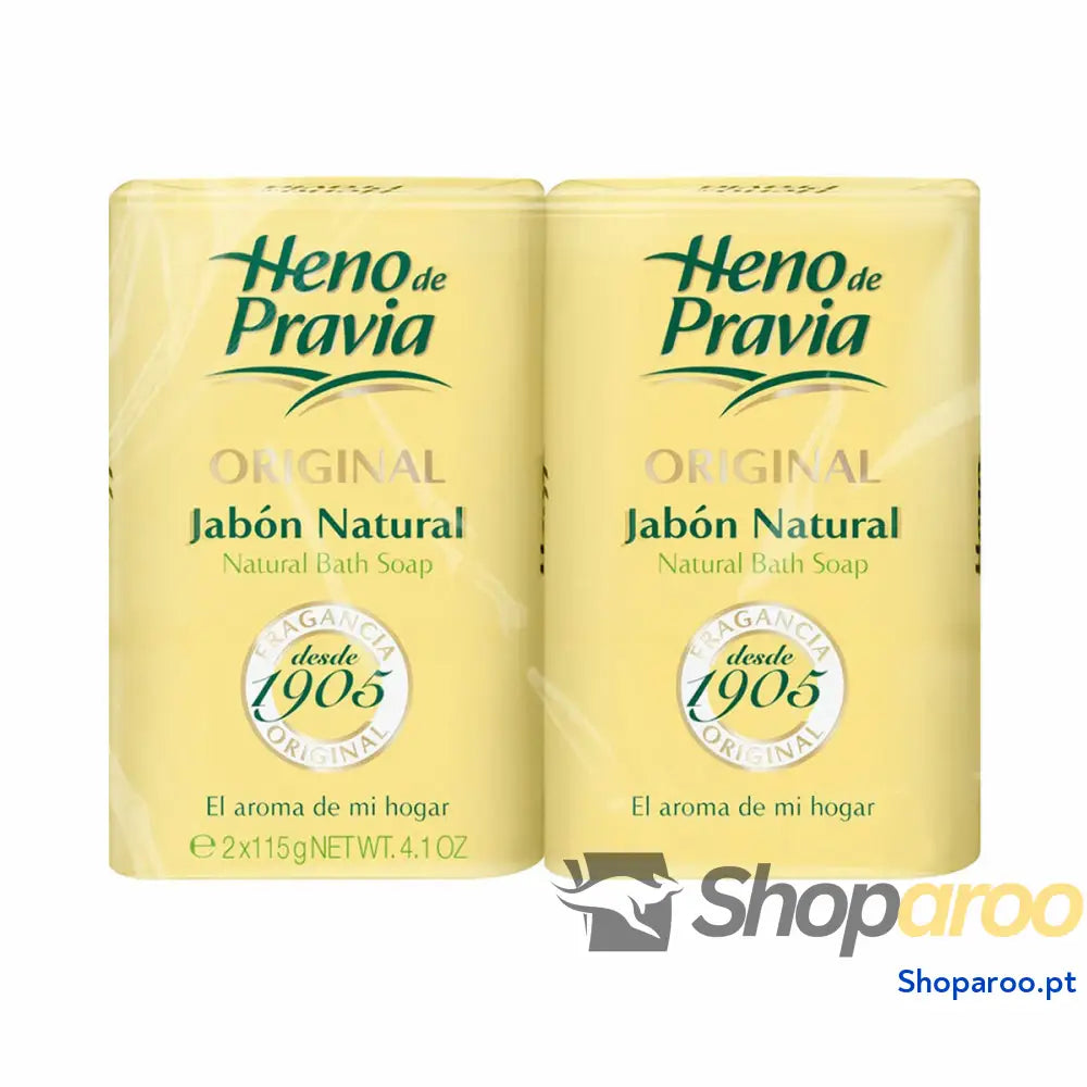 Pastilha de Sabonete Natural Heno De Pravia ORIGINAL 115 g 2 Unidades