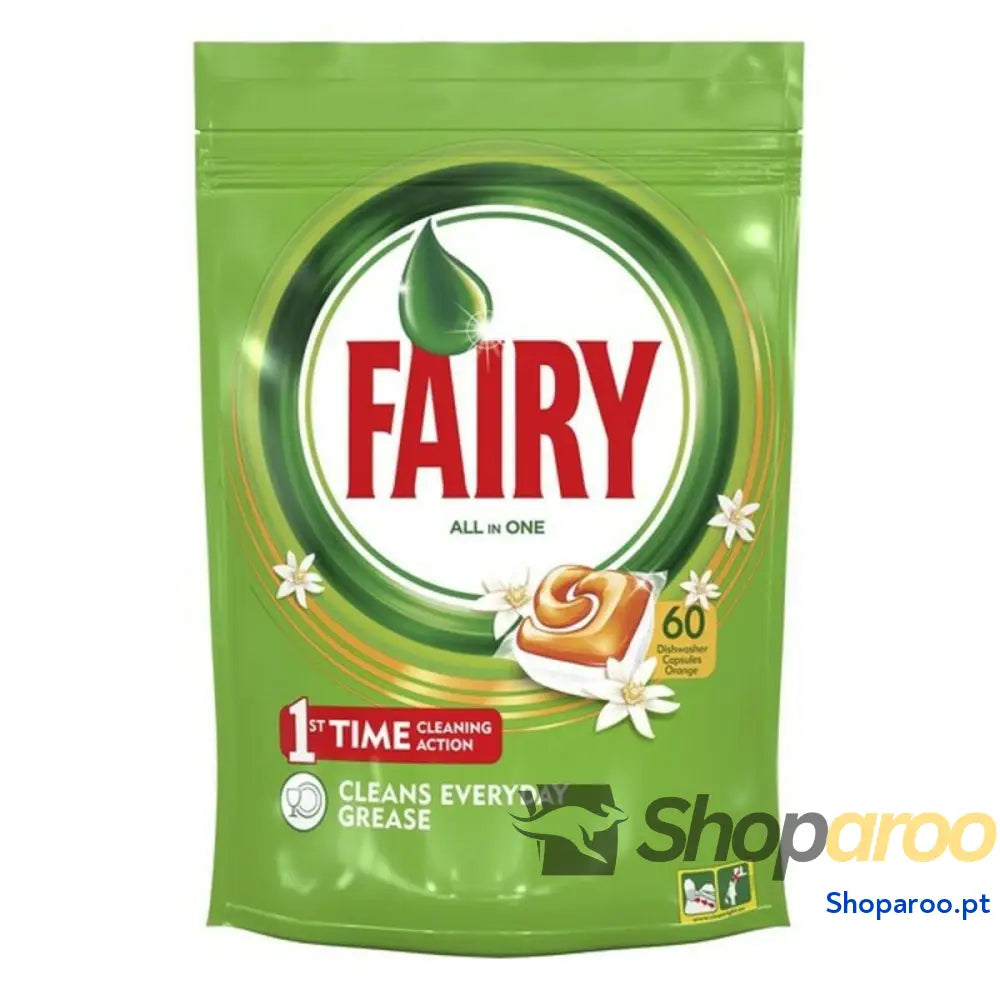 Pastilhas para Máquina de Lavar Louça All in One Fairy (60 uds)