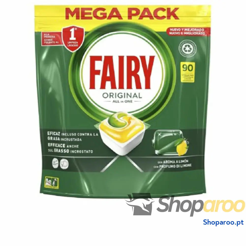 Pastilhas para Máquina de Lavar Louça Fairy Original 90 Cápsulas