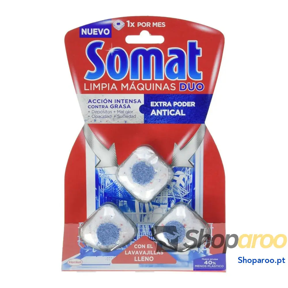 Pastilhas para Máquina de Lavar Louça Somat 164904 125 ml 40 g
