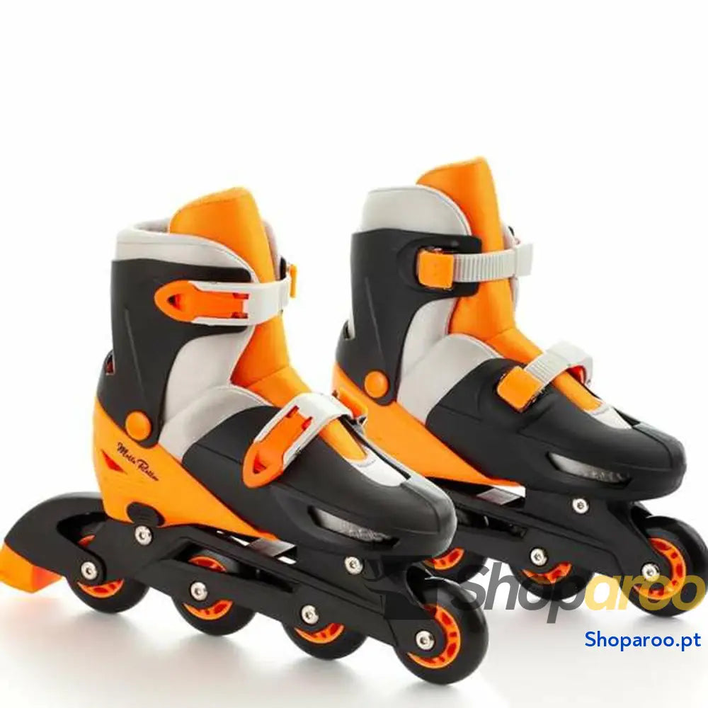 Patins em Linha Moltó Laranja Ajustável 35 38