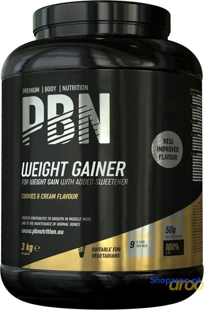 PBN Premium Body Nutrition Bota de vencedor peso 3 kg sabor bolachas otimizado