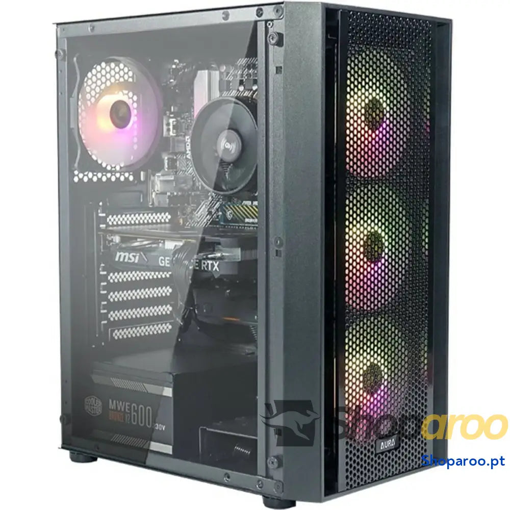 PC de Mesa CoolPC PUMA AMD Ryzen 5 AMD Ryzen 5 5500U 16 GB RAM 500 GB SSD Nvidia Geforce RTX 4060