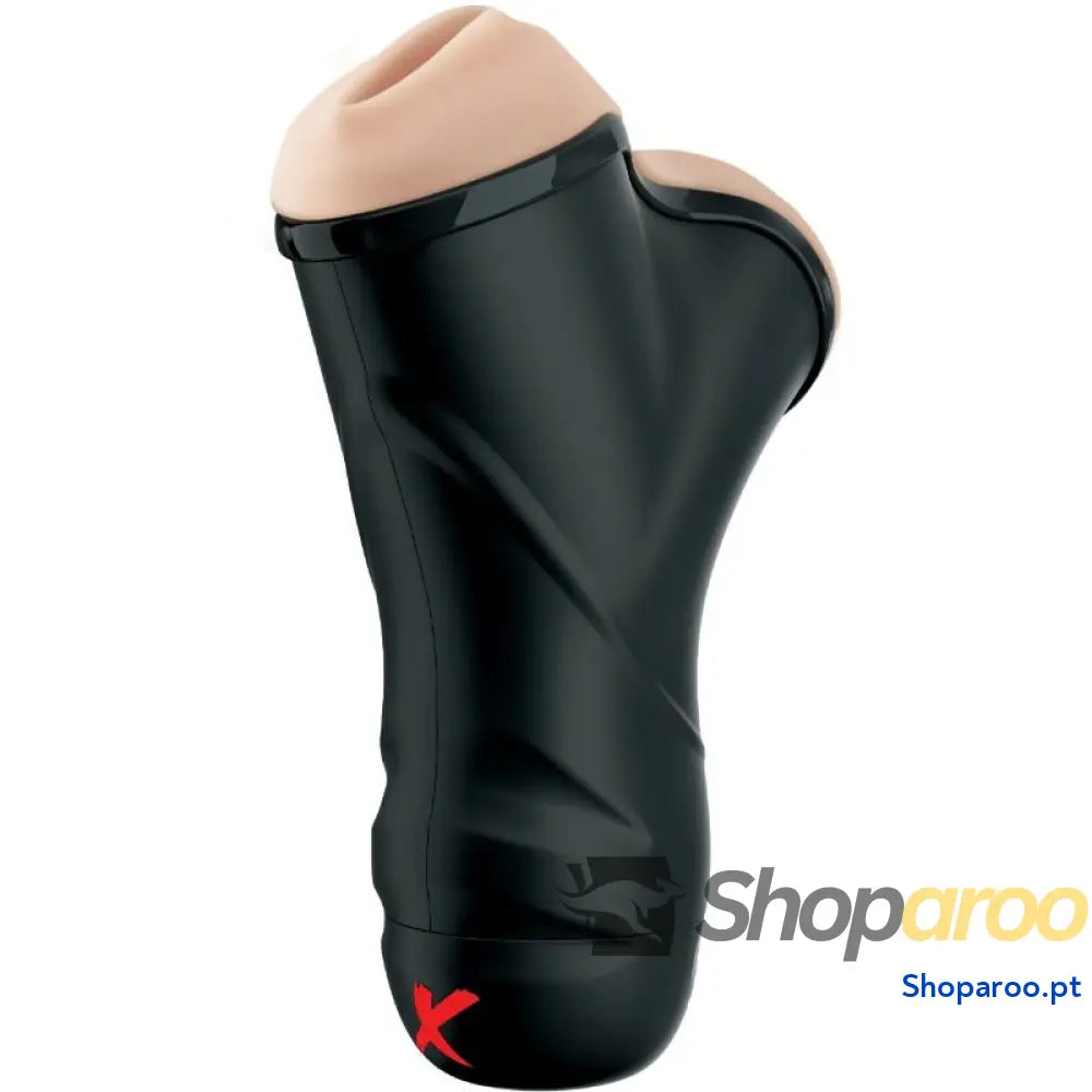 PDX ELITE - STROKER VIBRATÓRIO DE DUPLA PENETRAO