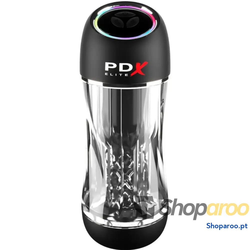PDX ELITE - VIBRADOR STROKER VIEWTUBE PRO TRANSPARENTE