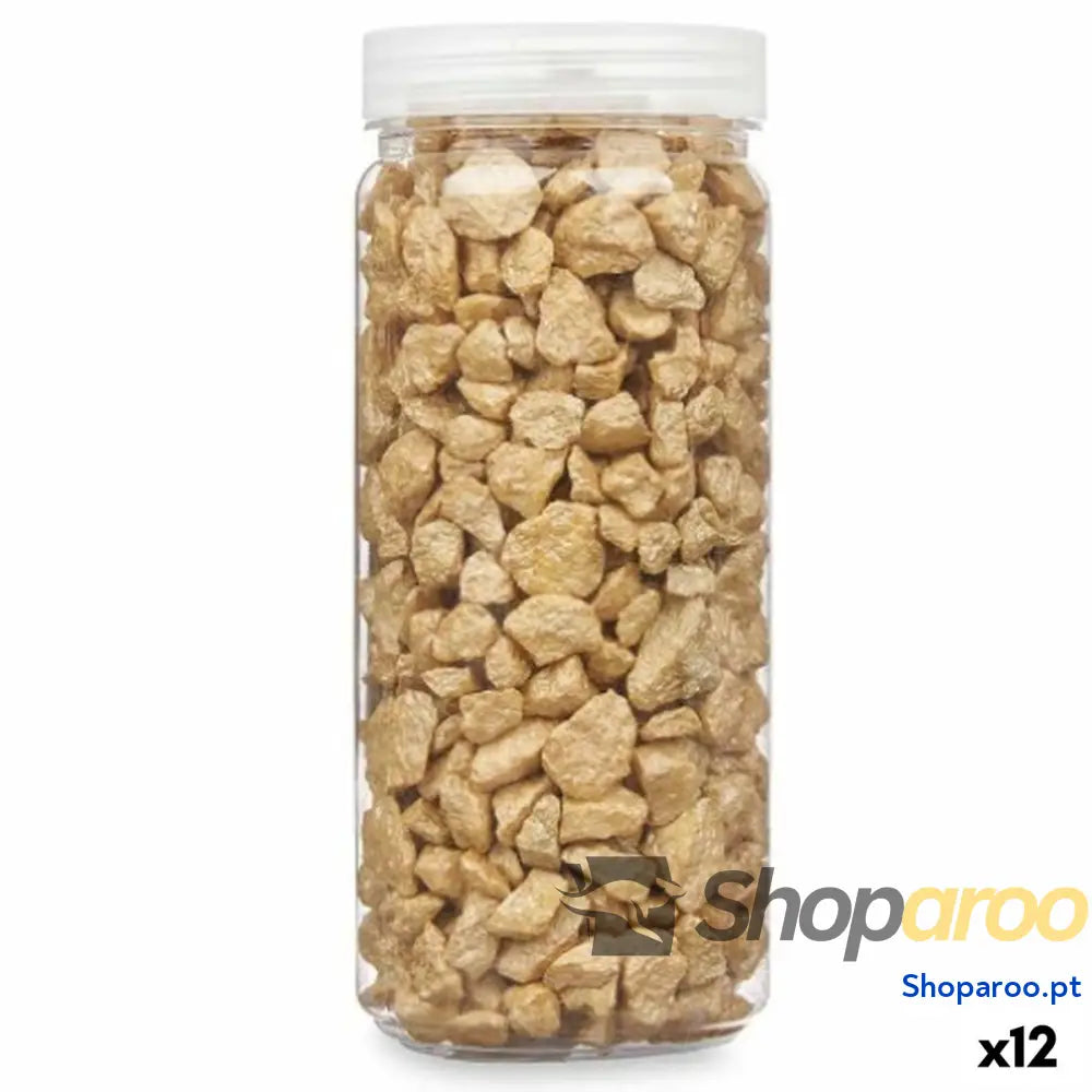 Pedras Decorativas Amarelo 10 - 20 mm 700 g (12 Unidades)