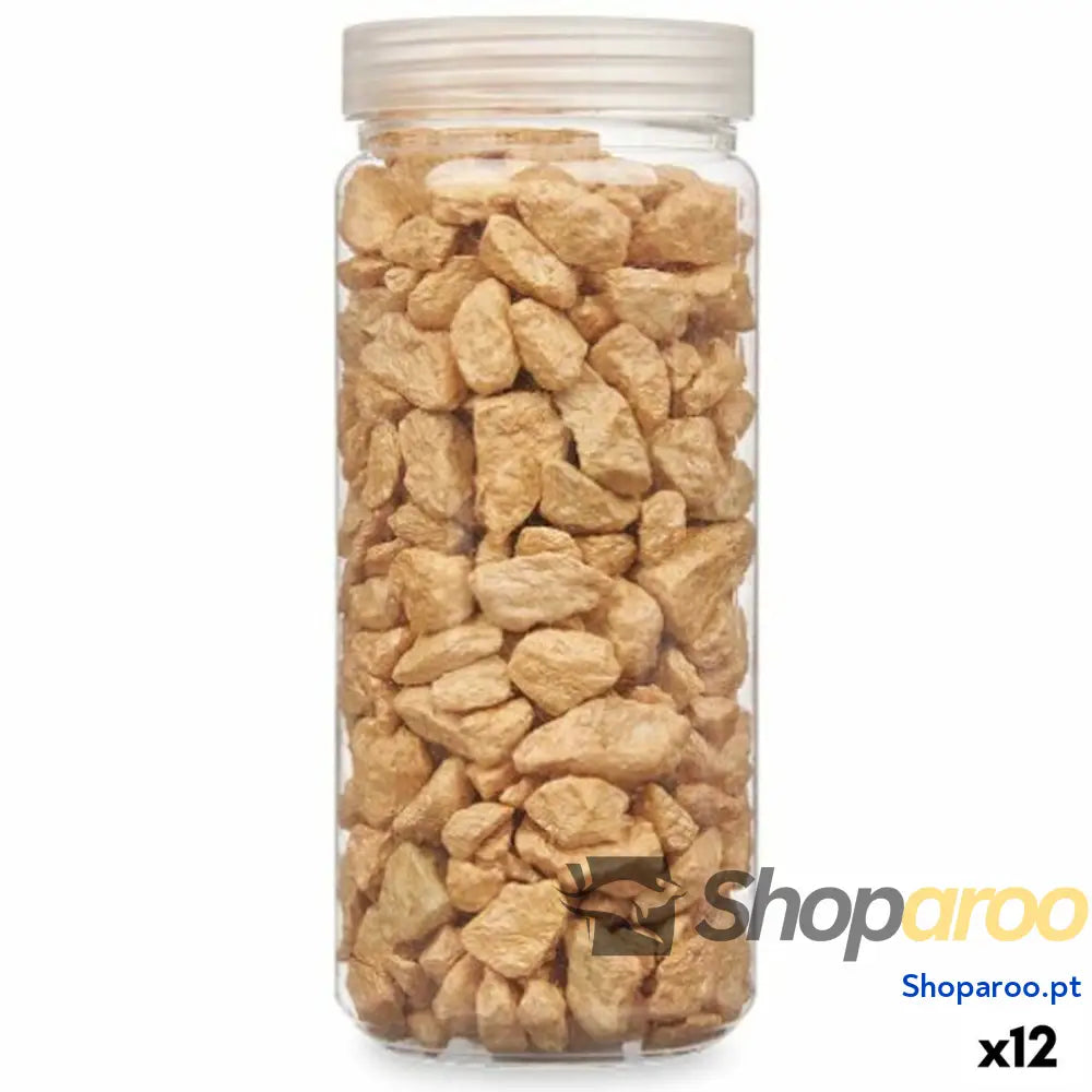 Pedras Decorativas Bege 10 - 20 mm 700 g (12 Unidades)