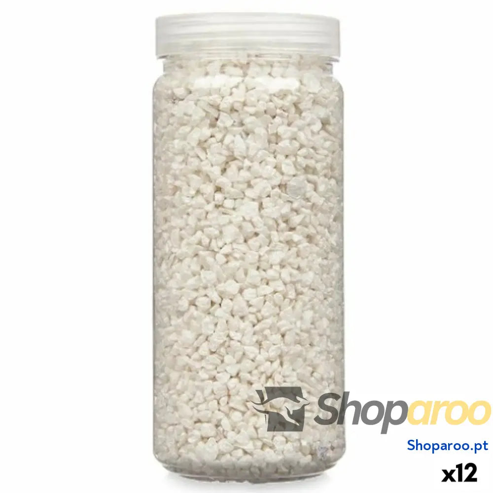 Pedras Decorativas Branco 2 - 5 mm 700 g (12 Unidades)
