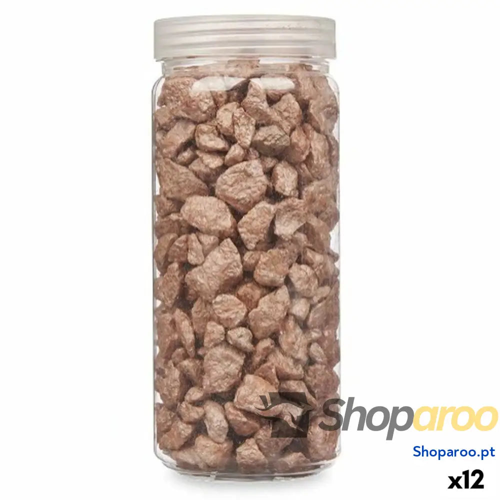 Pedras Decorativas Castanho 10 - 20 mm 700 g (12 Unidades)