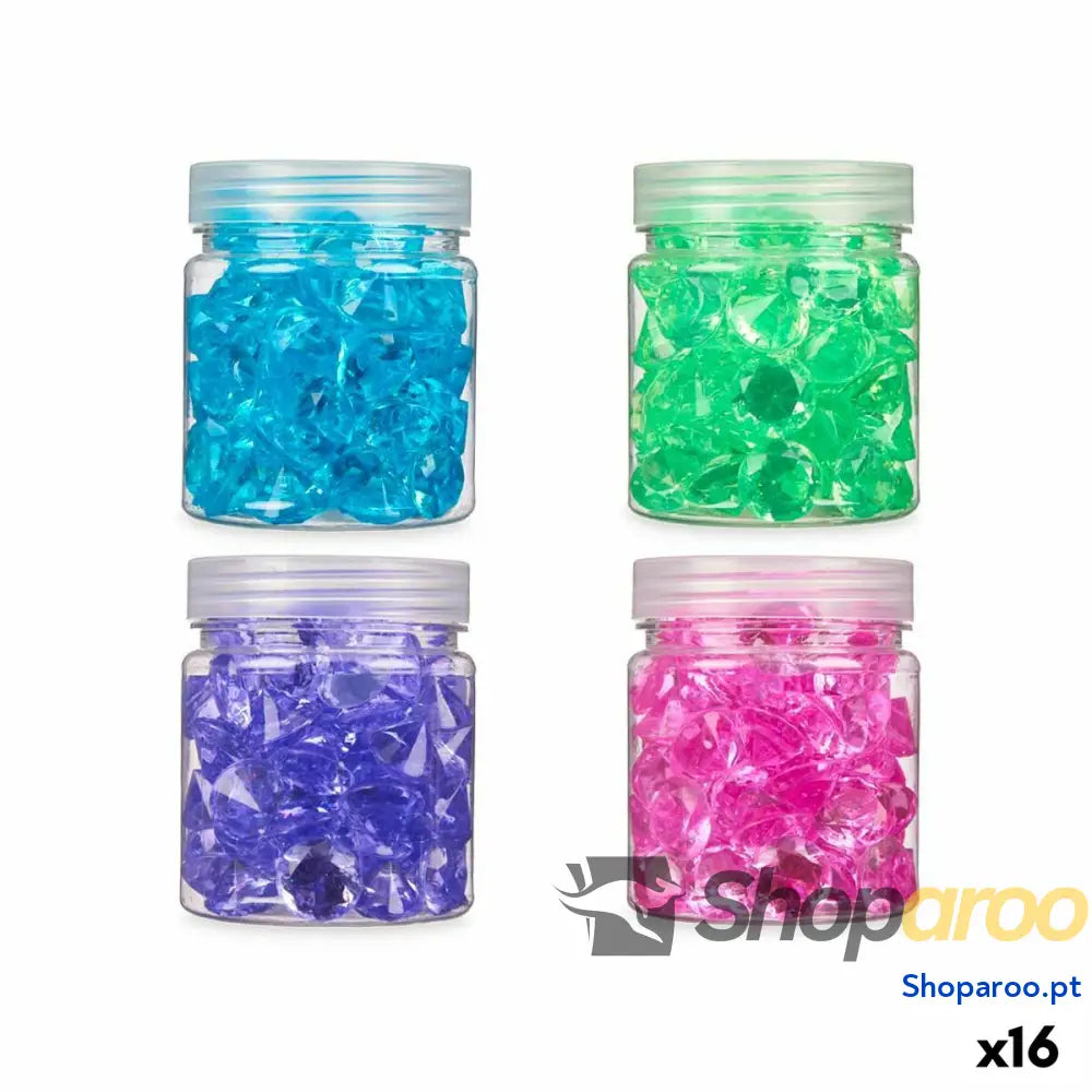 Pedras Decorativas Diamante 150 g (16 Unidades)