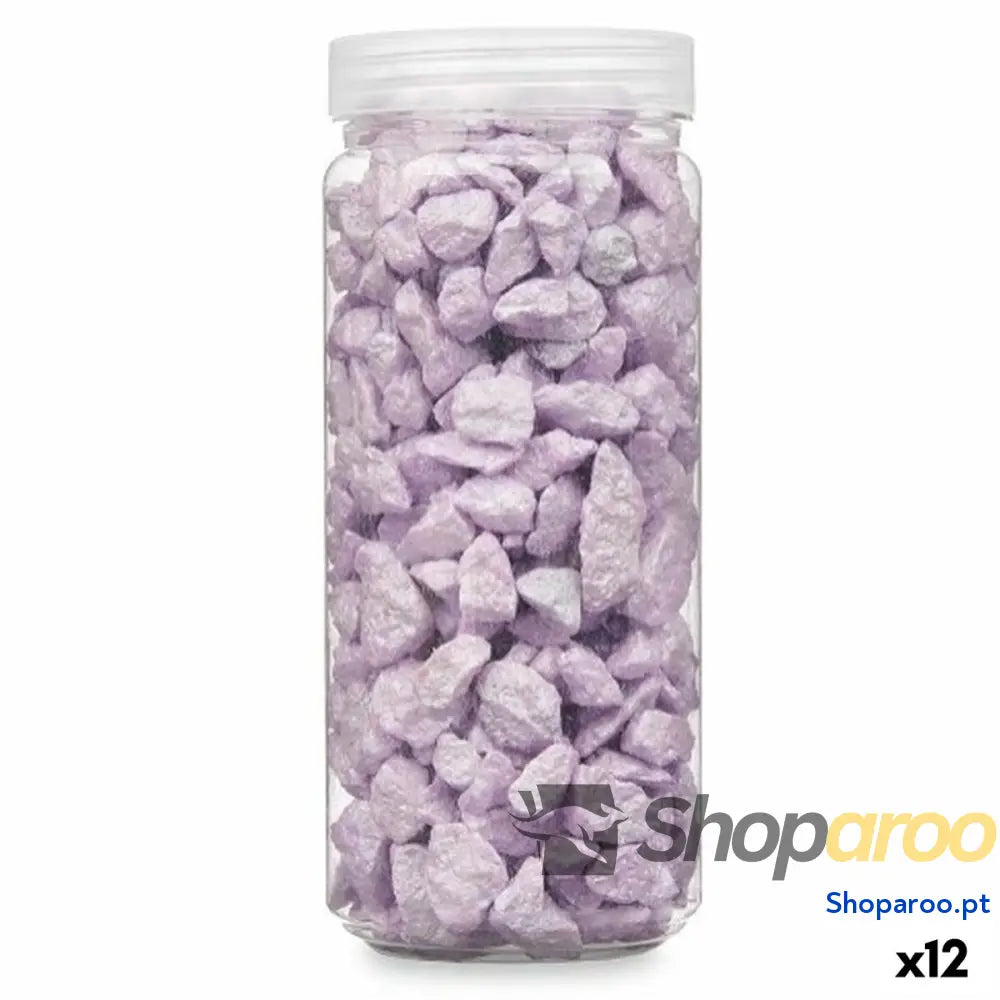 Pedras Decorativas Lilás 10 - 20 mm 700 g (12 Unidades)