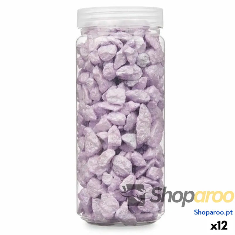 Pedras Decorativas Lilás 10 - 20 mm 700 g (12 Unidades)