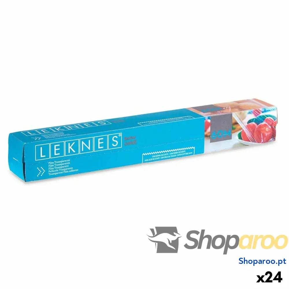 Película Aderente Leknes 190939000499 Transparente Polietileno 8 mm 60 m (24 Unidades)