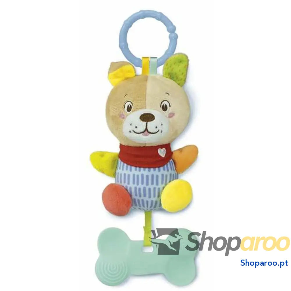 Peluche Chocalho Clementoni Lovely Dog 18 x 25 x 6 cm
