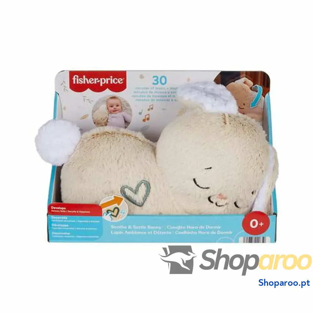 Peluche com Som Fisher Price Coelho Plástico