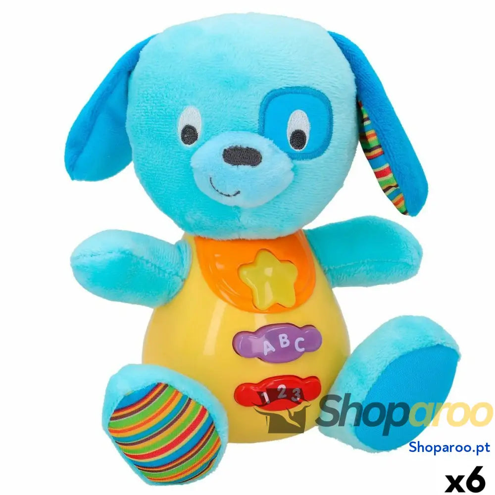 Peluche com Som Winfun Cão 15,5 x 16,5 11,5 cm (6 Unidades)