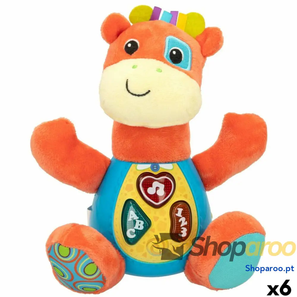 Peluche com Som Winfun Girafa 18 x 19 8,5 cm (6 Unidades)