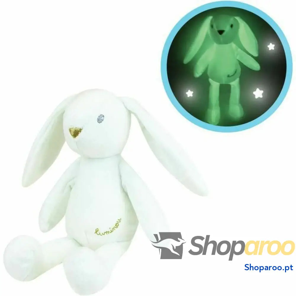 Peluche Jemini Luminou White Rabbit 20 cm