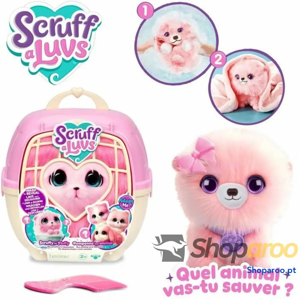 Peluche Moose Toys Cor de Rosa Plástico