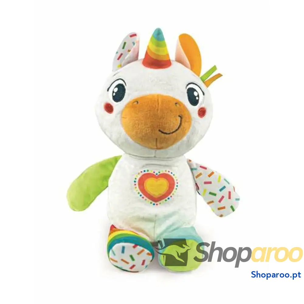 Peluche Musical Clementoni Unicórnio 17,5 x 27,5 8 cm
