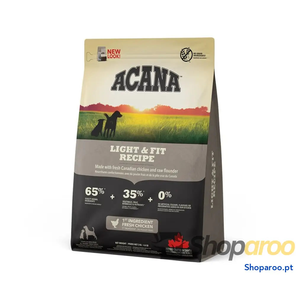 penso Acana Light & Fit Adulto Frango Peixe 2 Kg