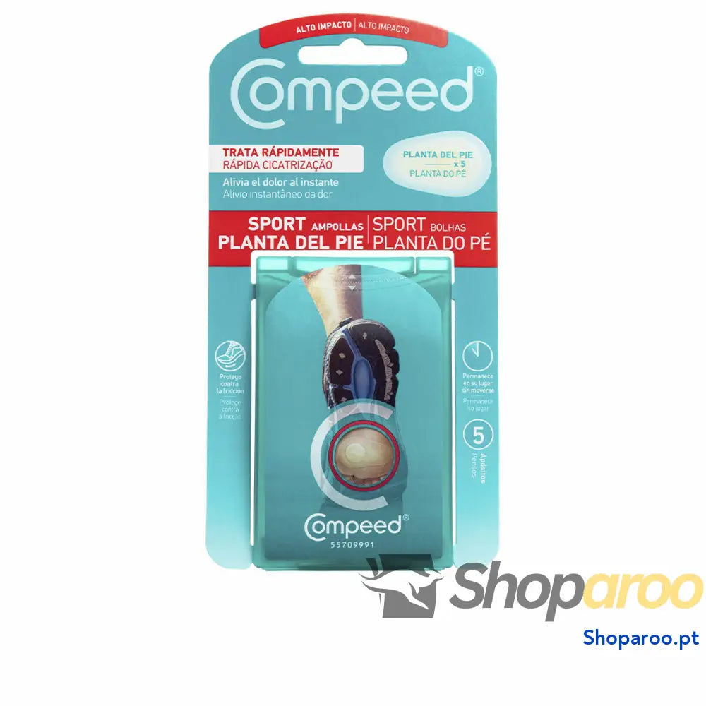 Pensos para bolhas Compeed 5 Unidades Planta do pé