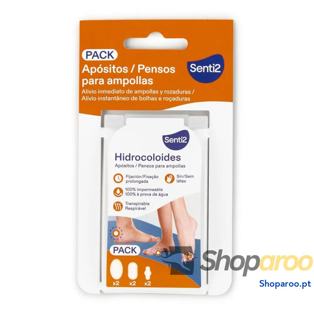 Pensos para bolhas Senti2 CUIDADO PODOLÓGICO SENTI2