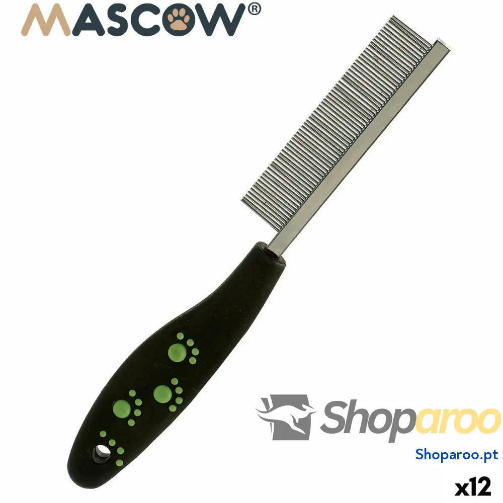 Pentear Mascow 27793 Preto Vermelho Verde Poliéster Aço 4 x 20,5 x 1,5 cm 12 Unidades