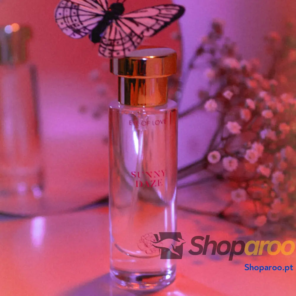 PERFUME COM FEROMONAS EYE OF LOVE - BLOOM FEMININO SATIVA PARFUM SUNNY DAZE 30 ML