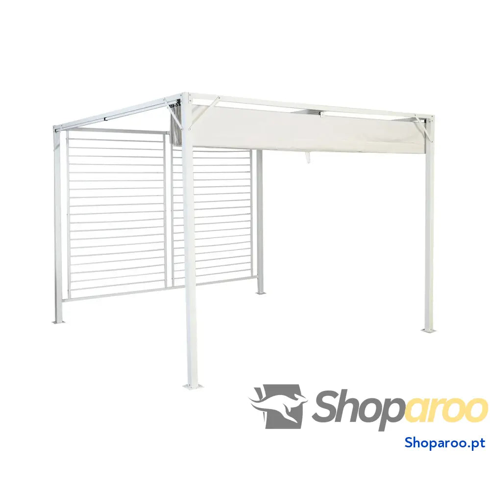 Pérgula DKD Home Decor Branco 296 x 225 cm Aço