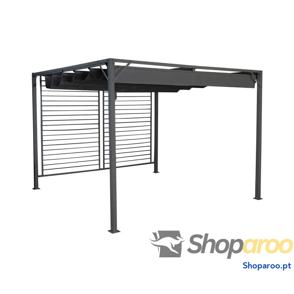 Pérgula DKD Home Decor Cinzento 300 x 230 cm Aço