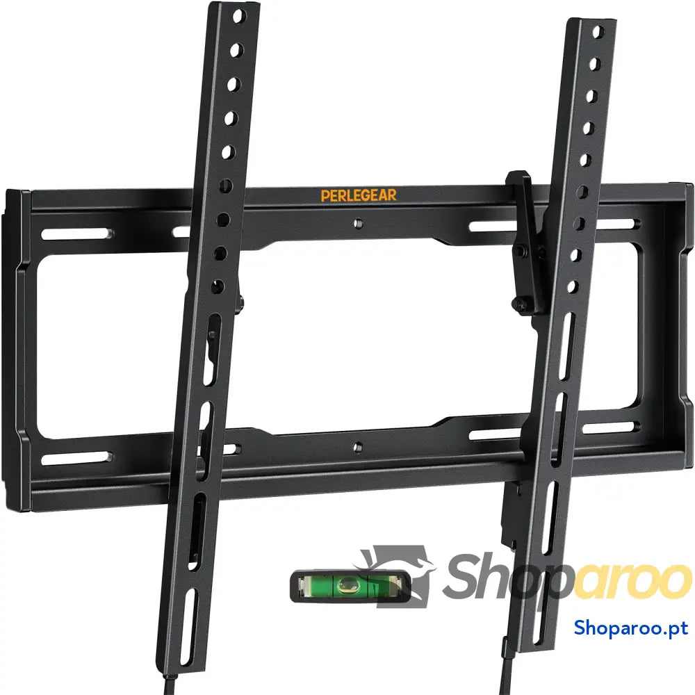 Perlegear Suporte de parede para TV 26 a 65 polegadas inclinável com carga 45 kg VESA máx. 400x400 mm
