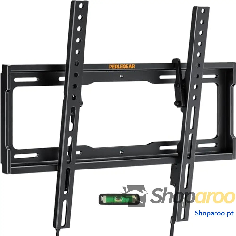 Perlegear Suporte de parede para TV 26 a 65 polegadas inclinável com carga 45 kg VESA máx. 400x400 mm