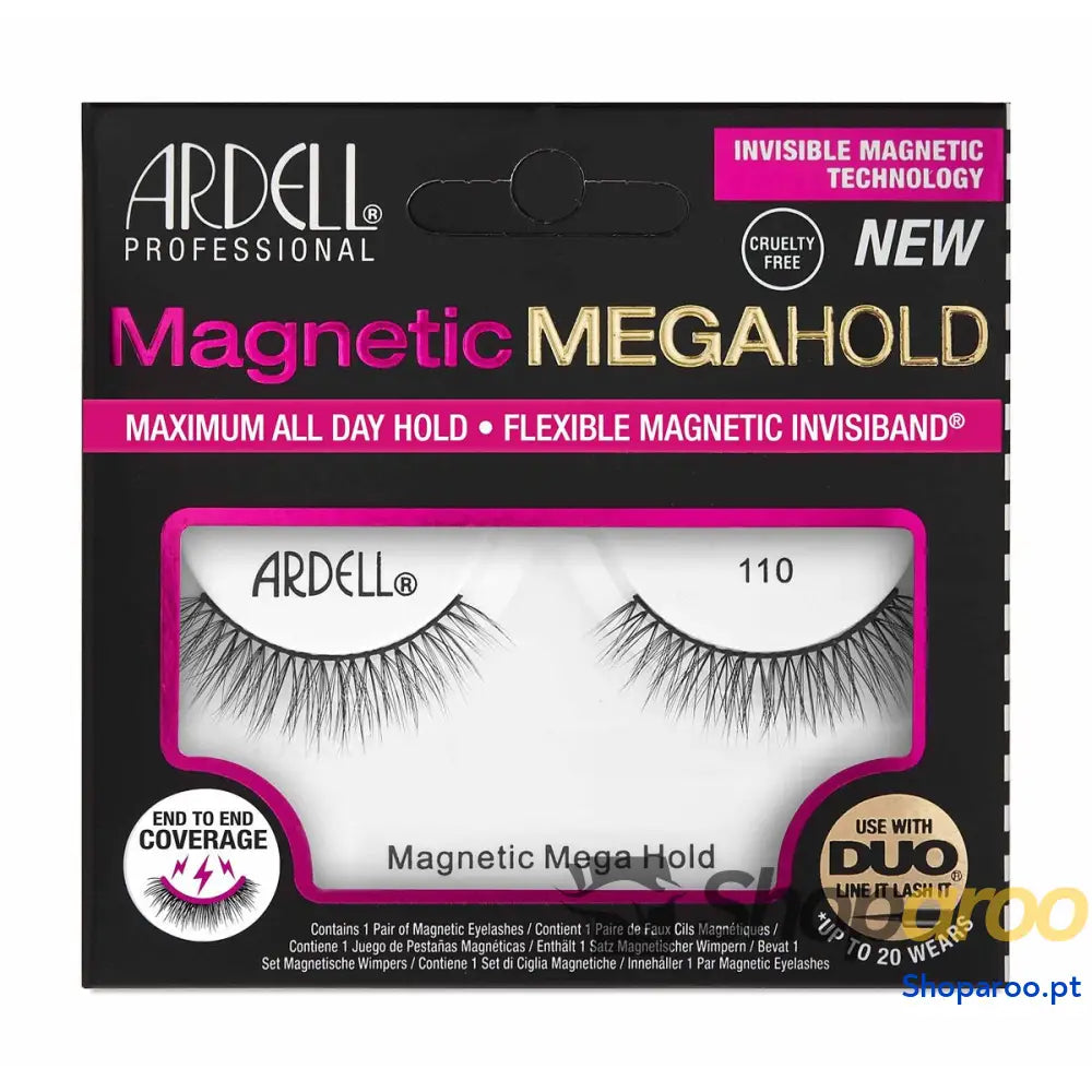 Pestanas Postiças Ardell Magnetic Megahold Nº 110 (1 Unidade)