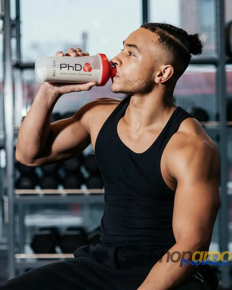 Misturador de Proteínas PhD Nutrition 600ml com Bola Antiderrame