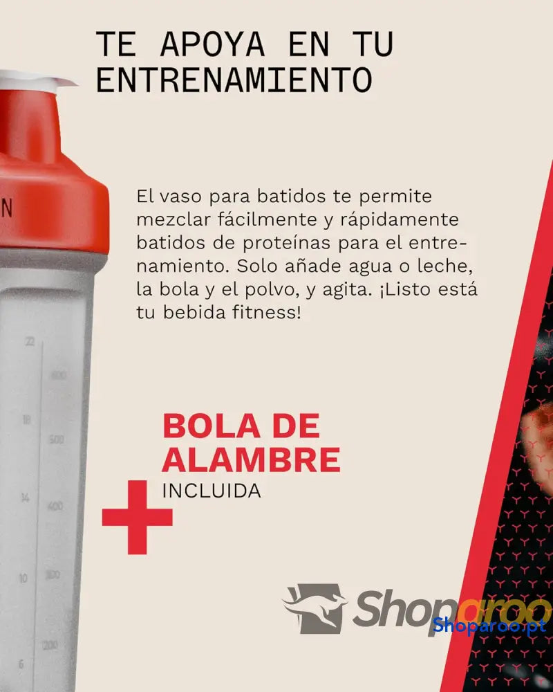 Misturador de Proteínas PhD Nutrition 600ml com Bola Antiderrame